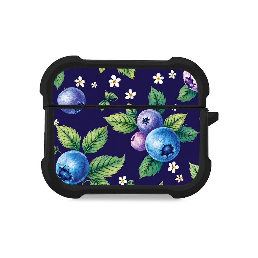 Θήκη Σιλικόνης Sonique Fruit Series για AirPods Pro / Pro 2 Μύρτιλο 01