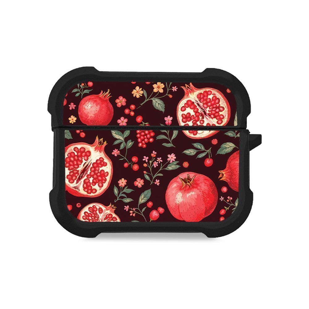 Θήκη Σιλικόνης Sonique Fruit Series για AirPods Pro / Pro 2 Ρόδι