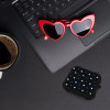 Θήκη Σιλικόνης Sonique Heart Series για AirPods Pro / Pro 2 Μαύρο 01