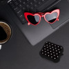 Θήκη Σιλικόνης Sonique Heart Series για AirPods Pro / Pro 2 Μαύρο 02