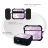 Θήκη Σιλικόνης Sonique Marble Series για AirPods Pro / Pro 2 Βιολετί