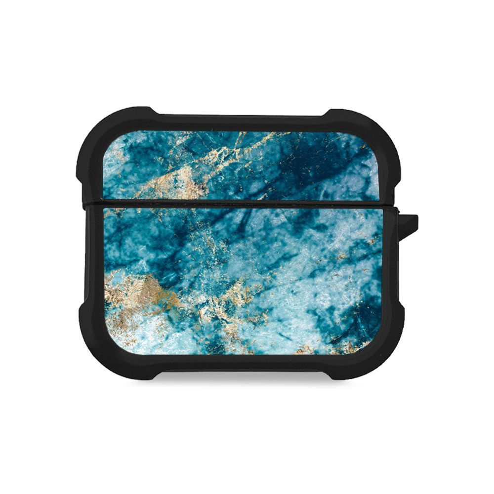 Θήκη Σιλικόνης Sonique Marble Series για AirPods Pro / Pro 2 Μπλε