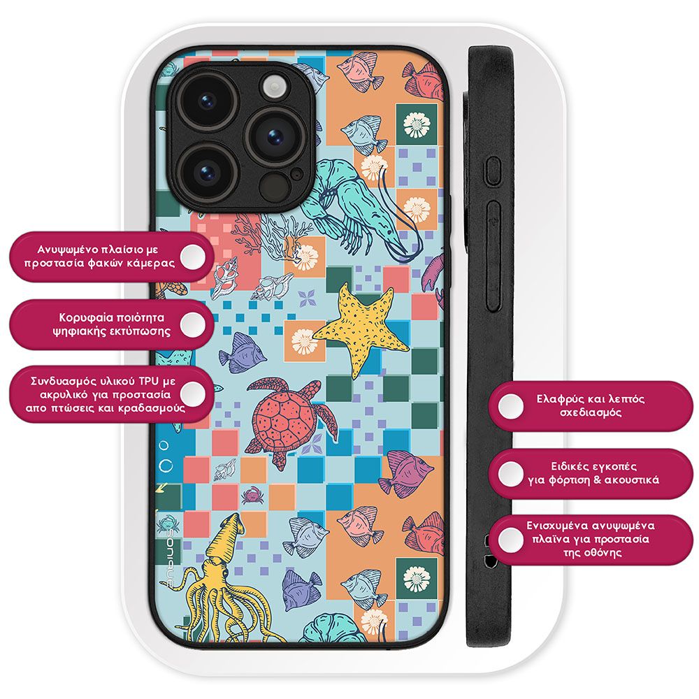 Θήκη Sonique Ocean Series για Huawei Mate 20 Lite Μωσαϊκό