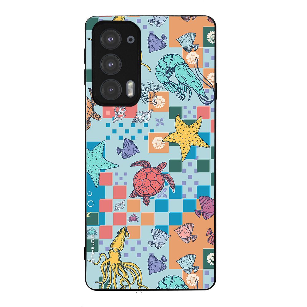 Θήκη Sonique Ocean Series για Motorola Edge 20 5G Μωσαϊκό