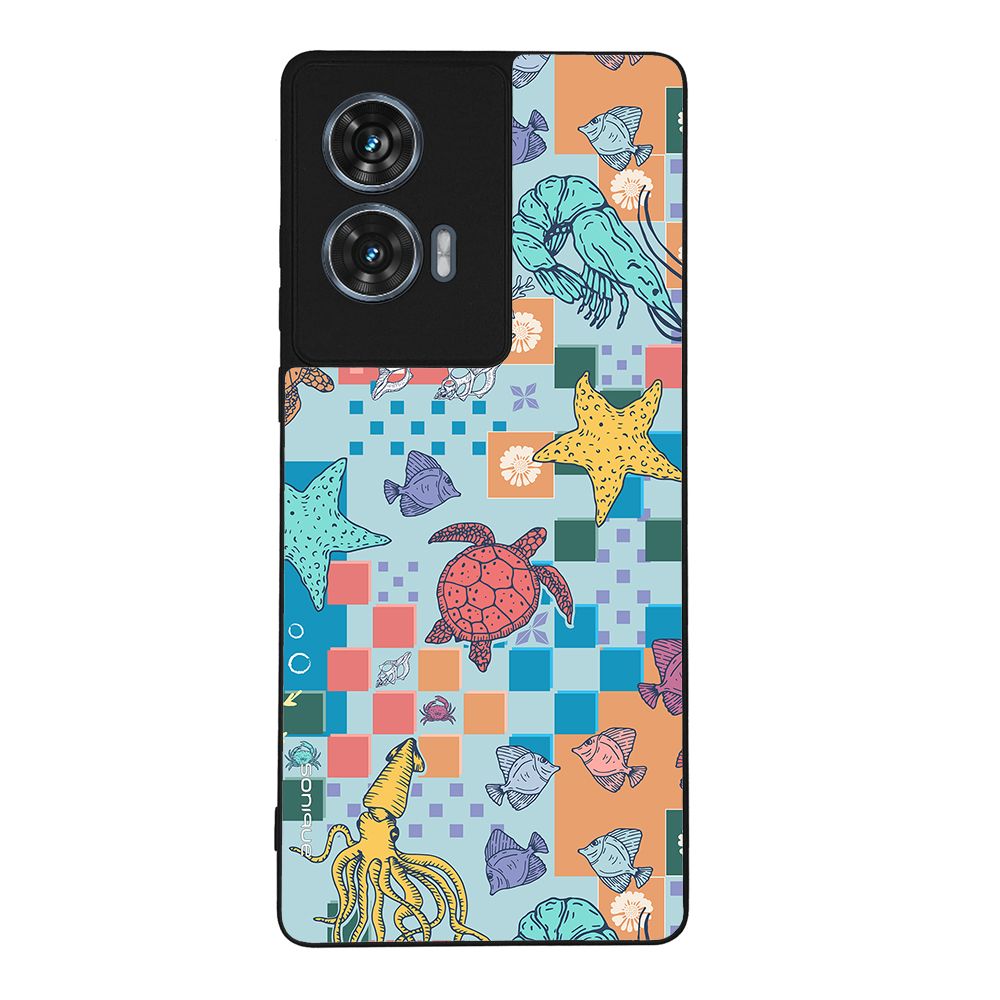 Θήκη Sonique Ocean Series για Motorola Edge 50 Fusion 5G Μωσαϊκό