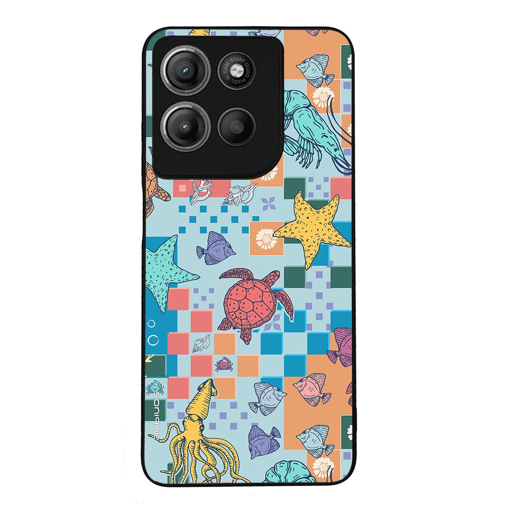 Θήκη Sonique Ocean Series για Motorola Moto G15 4G / Moto G15 Power / Moto G17 5G / Moto G17 Power 5G Μωσαϊκό