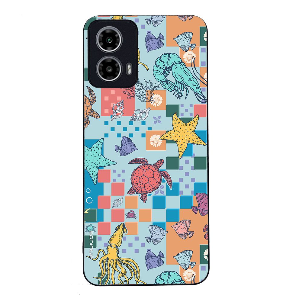 Θήκη Sonique Ocean Series για Motorola Moto G34 5G Μωσαϊκό