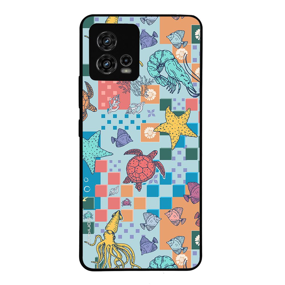 Θήκη Sonique Ocean Series για Motorola Moto G72 Μωσαϊκό