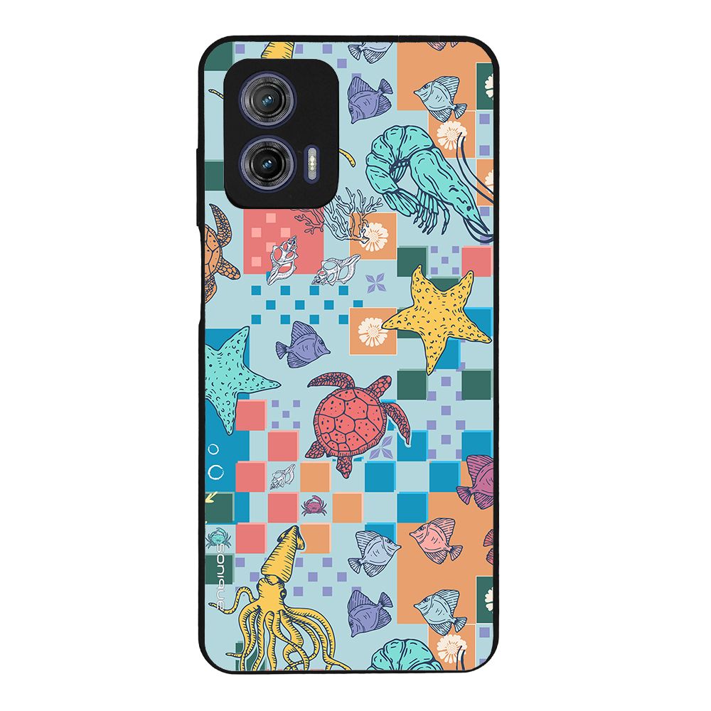 Θήκη Sonique Ocean Series για Motorola Moto G73 5G Μωσαϊκό