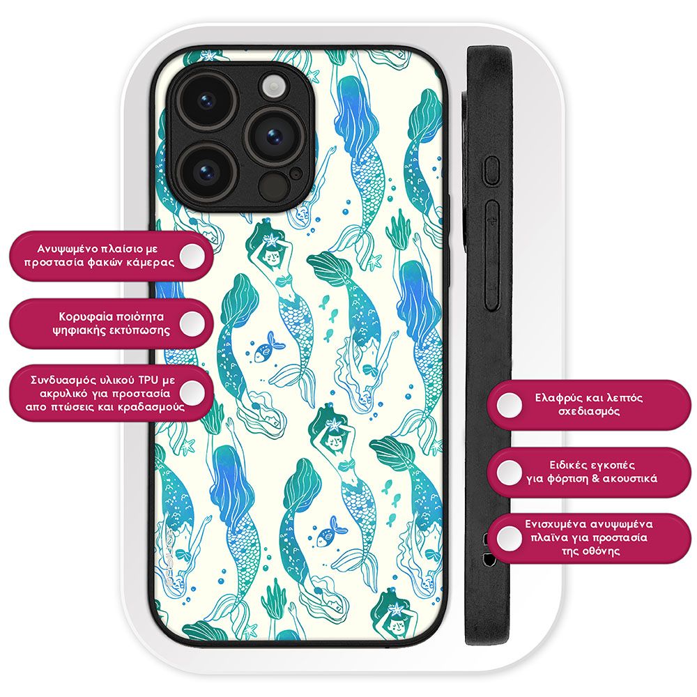 Θήκη Sonique Ocean Series για OnePlus Nord CE 5G Γοργόνες