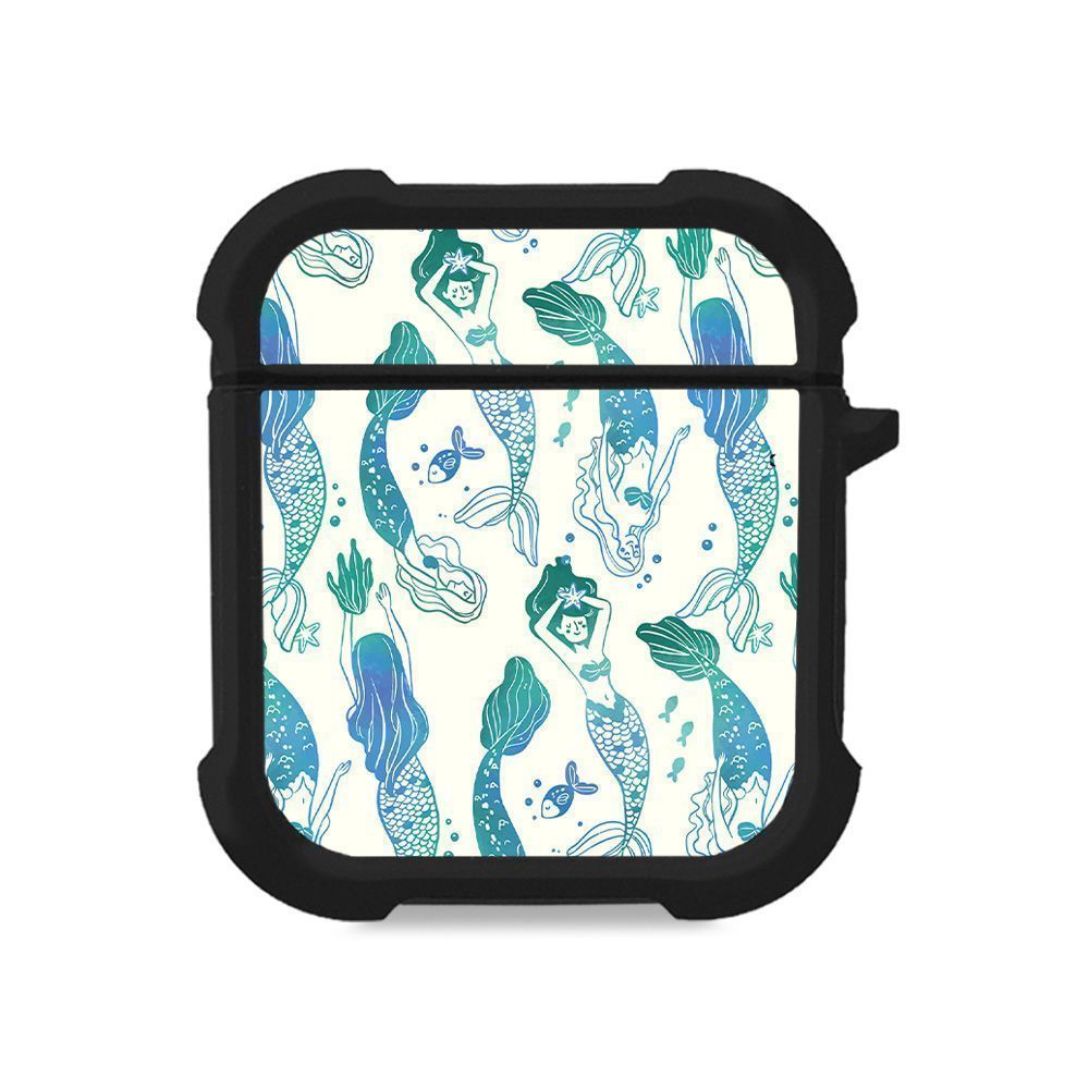 Θήκη Σιλικόνης Sonique Ocean Series για AirPods 1/2 Γοργόνες
