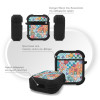 Θήκη Σιλικόνης Sonique Ocean Series για AirPods 1/2 Μωσαϊκό