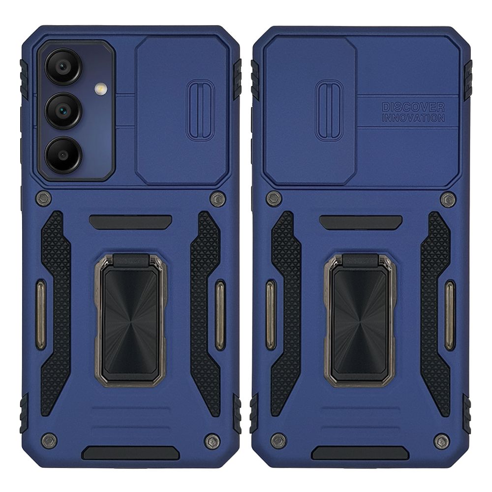 Θήκη Ring Armor CamShield Sonique για Samsung Galaxy A15 4G / Galaxy A15 5G Μπλέ