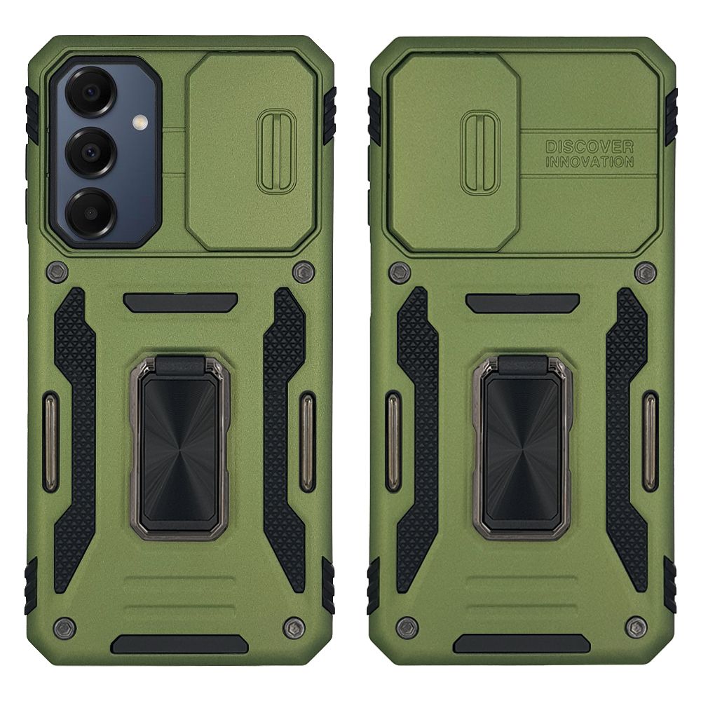 Θήκη Ring Armor CamShield Sonique για Samsung Galaxy A16 4G / Galaxy A16 5G Χακί