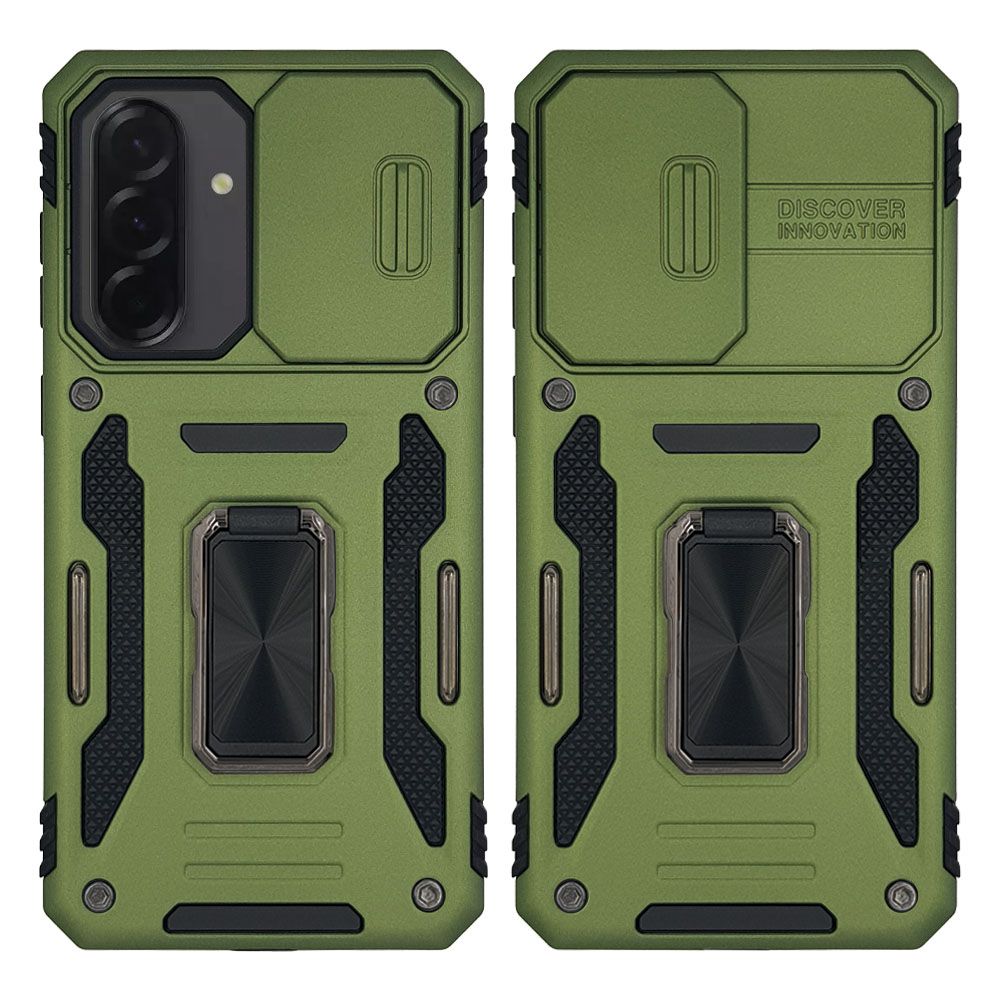 Θήκη Ring Armor CamShield Sonique για Samsung Galaxy A36 5G Χακί