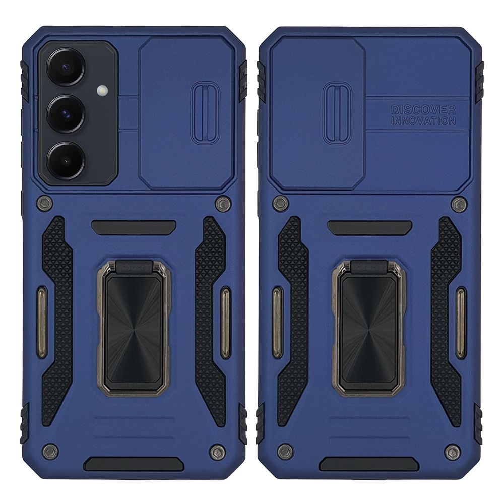 Θήκη Ring Armor CamShield Sonique για Samsung Galaxy A55 5G Μπλέ