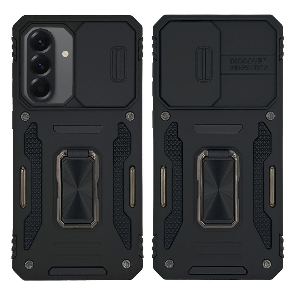 Θήκη Ring Armor CamShield Sonique για Samsung Galaxy A56 5G Μαύρο