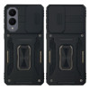 Θήκη Ring Armor CamShield Sonique για Samsung Galaxy S25 Edge Μαύρο