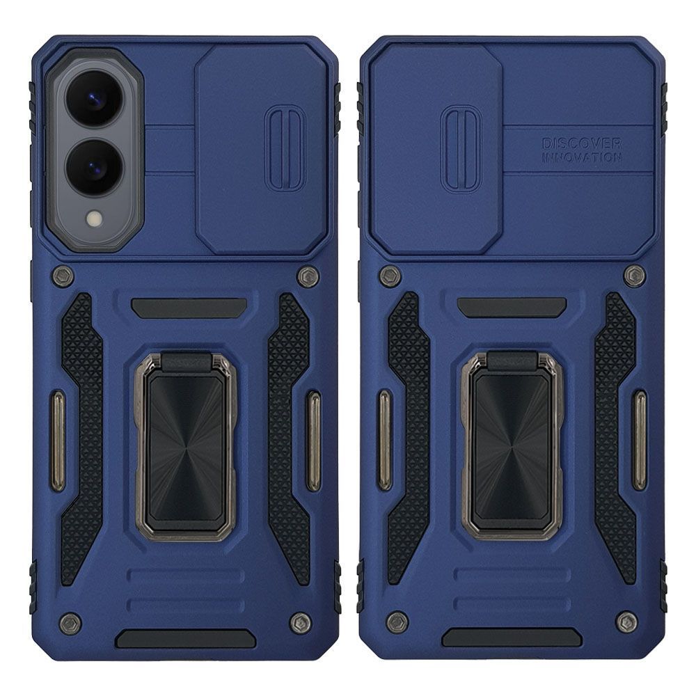 Θήκη Ring Armor CamShield Sonique για Samsung Galaxy S25 Edge Μπλέ