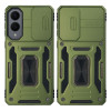 Θήκη Ring Armor CamShield Sonique για Samsung Galaxy S25 Edge Χακί