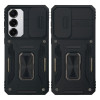 Θήκη Ring Armor CamShield Sonique για Samsung Galaxy S25 Plus Μαύρο