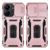 Θήκη Ring Armor CamShield Sonique για Xiaomi Redmi 13C 4G / Redmi 13C 5G / Poco C65 4G Ροζ Χρυσό