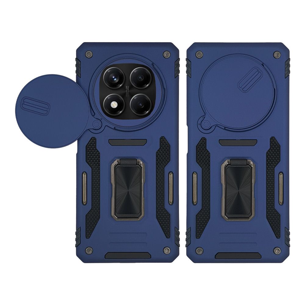 Θήκη Ring Armor CamShield Sonique για Xiaomi Redmi Note 14 Pro 4G Μπλέ