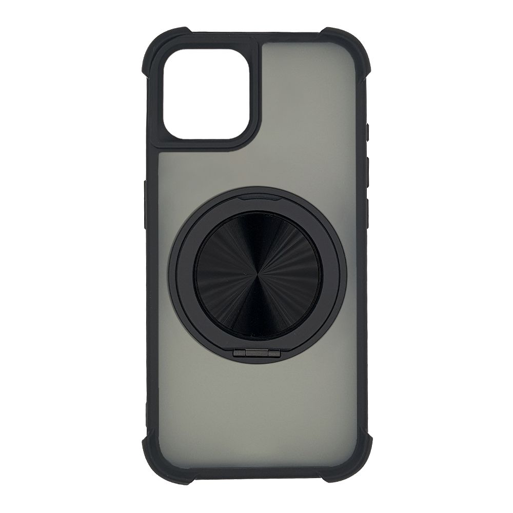 Θήκη Magnetic MagMatte Ring Sonique Apple iPhone 12 / iPhone 12 Pro Μαύρο