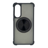 Θήκη Magnetic MagMatte Ring Sonique Samsung Galaxy S25 Edge Μαύρο
