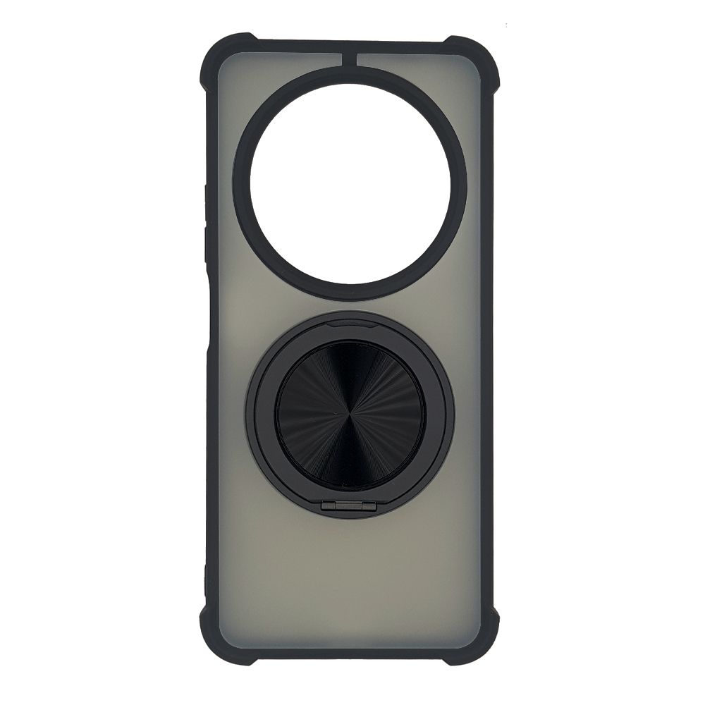 Θήκη Magnetic MagMatte Ring Sonique Xiaomi Redmi 14C 4G / Poco C75 4G / Redmi A4 5G / Redmi 17C 4G Μαύρο