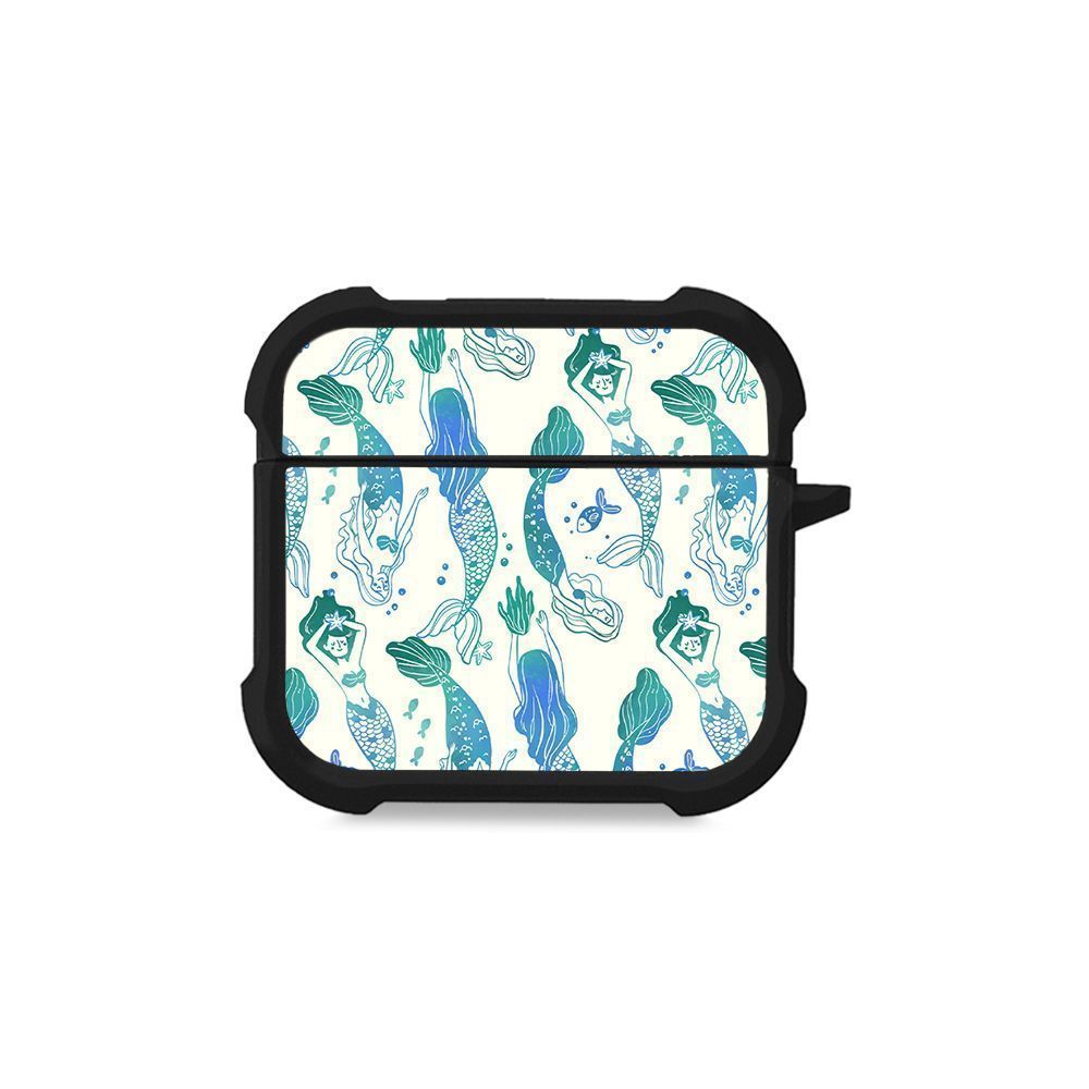 Θήκη Σιλικόνης Sonique Ocean Series για AirPods 4 Γοργόνες
