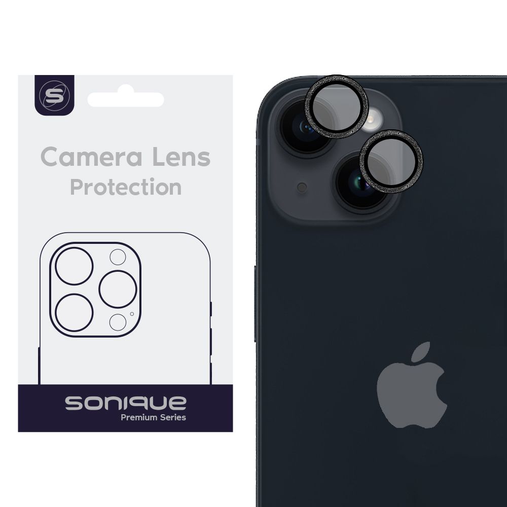 Camera Protection Sonique Glitter Lens Pro Apple iPhone 14 / iPhone 14 Plus Black