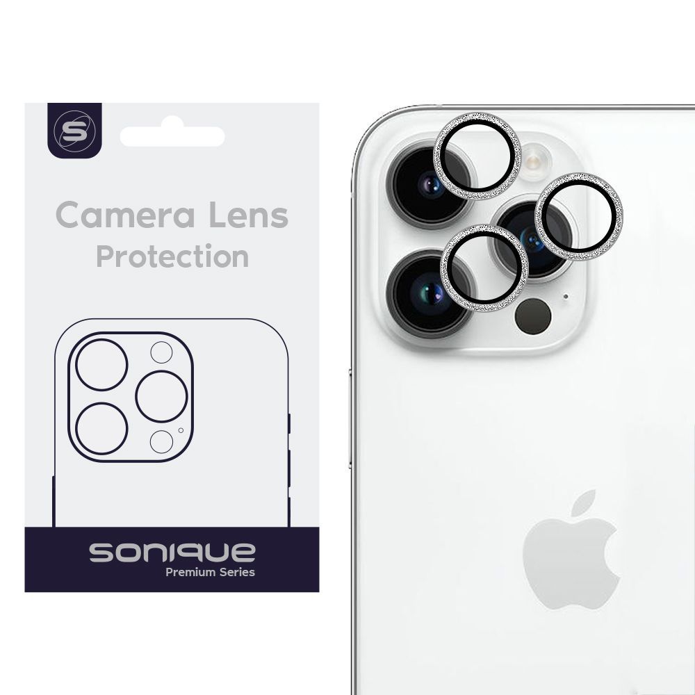 Camera Protection Sonique Glitter Lens Pro Apple iPhone 14 Pro / iPhone 14 Pro Max Silver