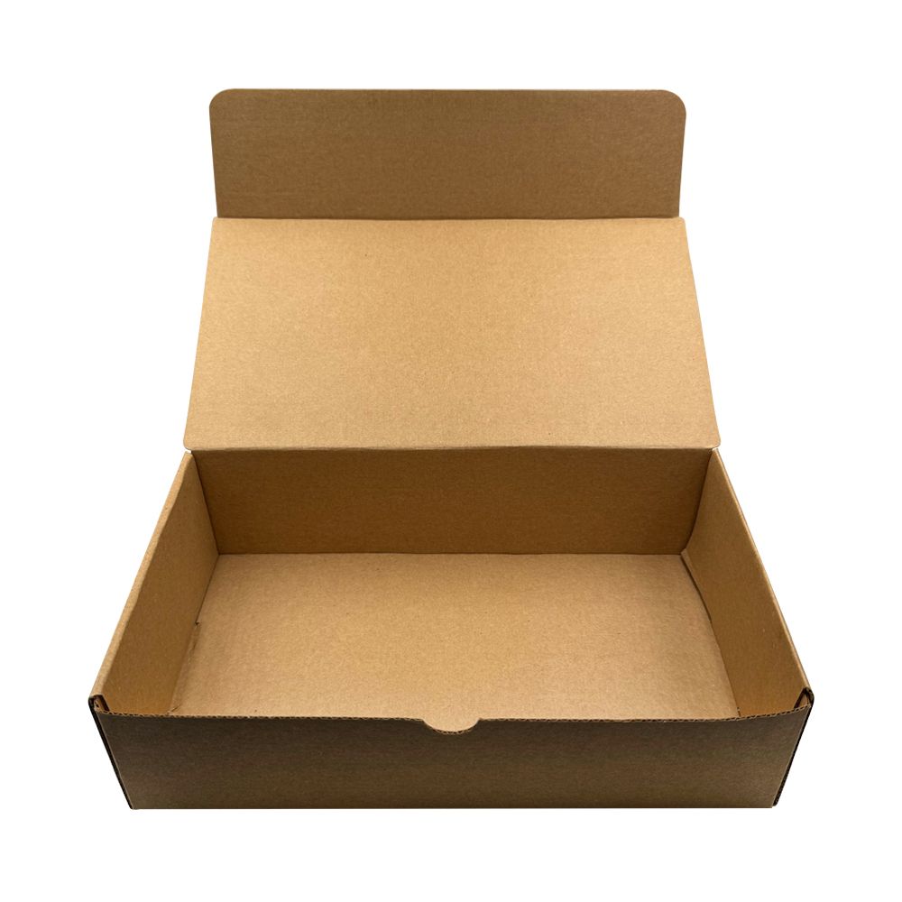 Κασετίνα Συσκευασίας για Αποστολές Eshop 25x14x6.5cm από Καφέ Τρίφυλλο Χαρτόνι 50τμ Καφέ