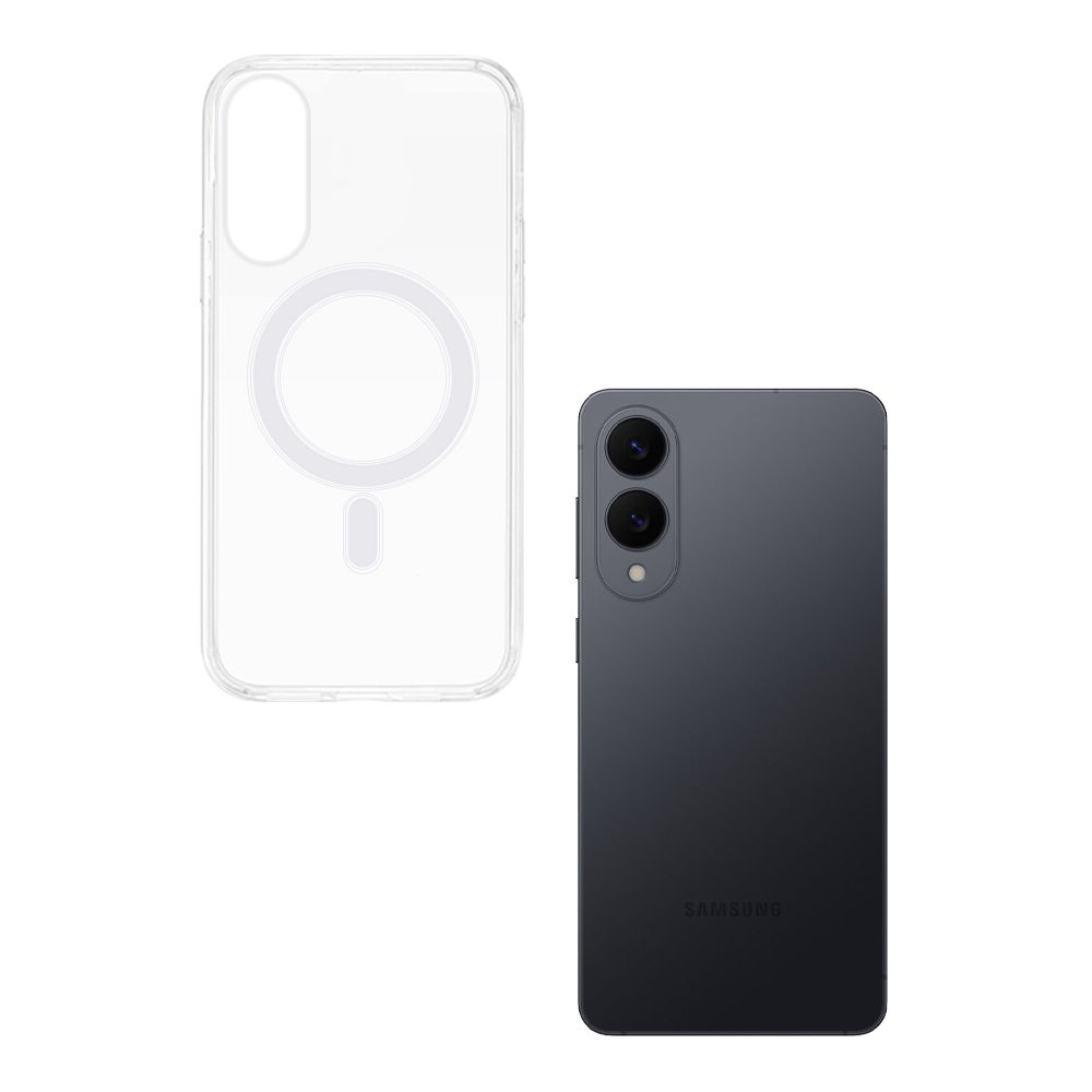 Θήκη Magnetic MagCase Sonique Samsung Galaxy S25 Edge Διάφανο