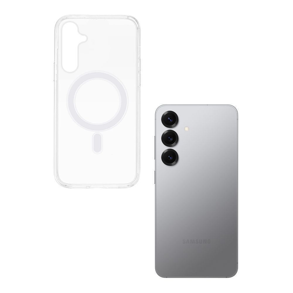 Θήκη Magnetic MagCase Sonique Samsung Galaxy S25 Plus Διάφανο