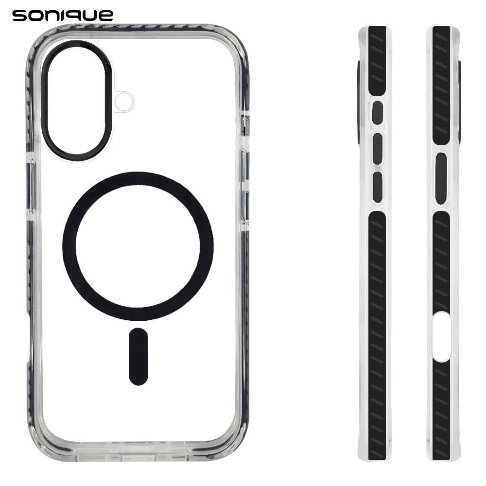 Θήκη Magnetic MagHard Pro Sonique Apple iPhone 16 Plus Μαύρο