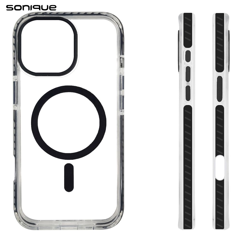 Θήκη Magnetic MagHard Pro Sonique Apple iPhone 16 Pro Max Μαύρο