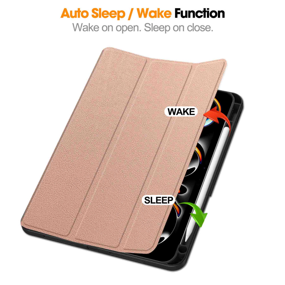 Θήκη Tablet Smartcase Slim Sonique για Apple iPad Pro 2024 11" Ροζ Χρυσό