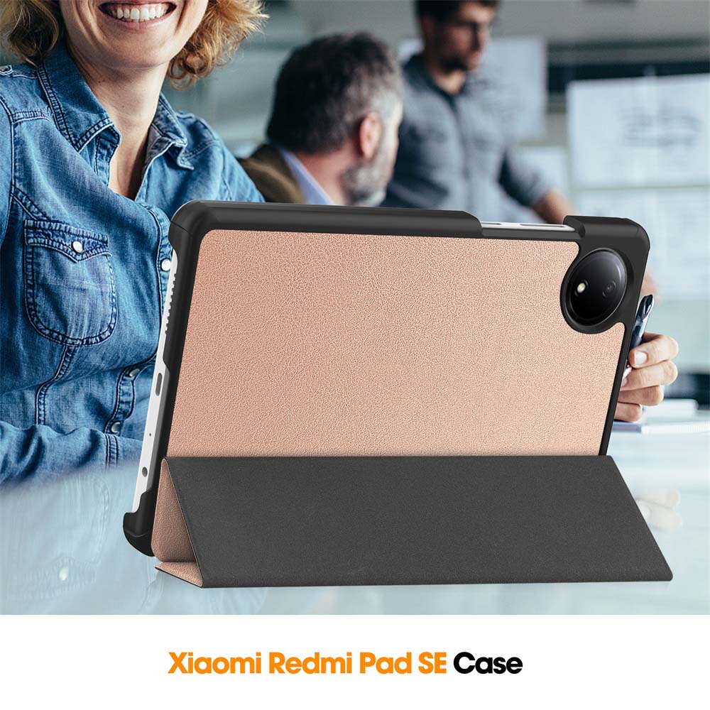 Θήκη Tablet Smartcase Slim Sonique για Xiaomi Redmi Pad SE 8.7" Ροζ Χρυσό