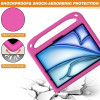 Θήκη Tablet Sonique Jazzy Kidsafe με Χειρολαβή για Apple iPad Pro 2024 11" / iPad Air 2024 11" Φούξια