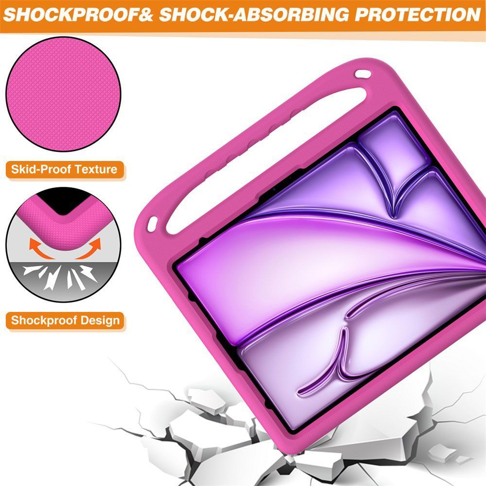 Θήκη Tablet Sonique Jazzy Kidsafe με Χειρολαβή για Apple iPad Pro 2024 13" / iPad Air 2024 13" Φούξια