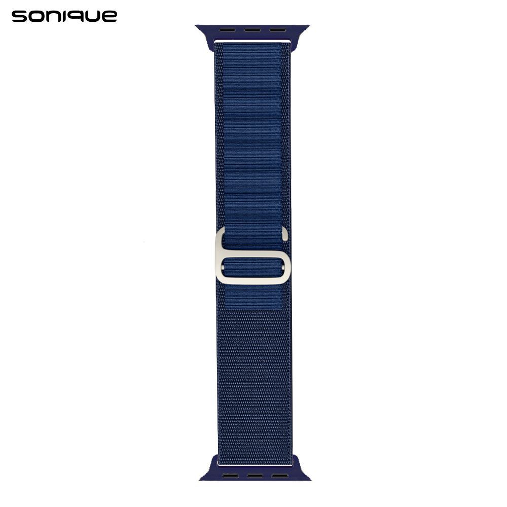 Λουράκι Nylon Alpine Loop Band Sonique για Apple Watch (42/44/45/46/49MM) Μπλέ