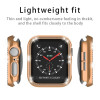 Θήκη Προστασία Luxury Diamond PC + Tempered Glass Sonique για Apple Watch 7/8/9 41mm Διάφανο