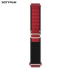 Λουράκι Nylon Alpine Loop Band Sonique 20mm για Samsung, Huawei, Amazfit, Xiaomi, Honor Μαύρο / Κόκκινο