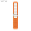 Λουράκι Nylon Alpine Loop Band Sonique 20mm για Samsung, Huawei, Amazfit, Xiaomi, Honor Πορτοκαλί / Μπεζ