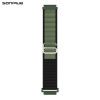 Λουράκι Nylon Alpine Loop Band Sonique 22mm για Samsung, Huawei, Amazfit, Xiaomi, Honor Μαύρο / Χακί