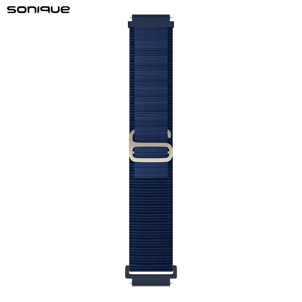 Λουράκι Nylon Alpine Loop Band Sonique 22mm για Samsung, Huawei, Amazfit, Xiaomi, Honor Μπλέ