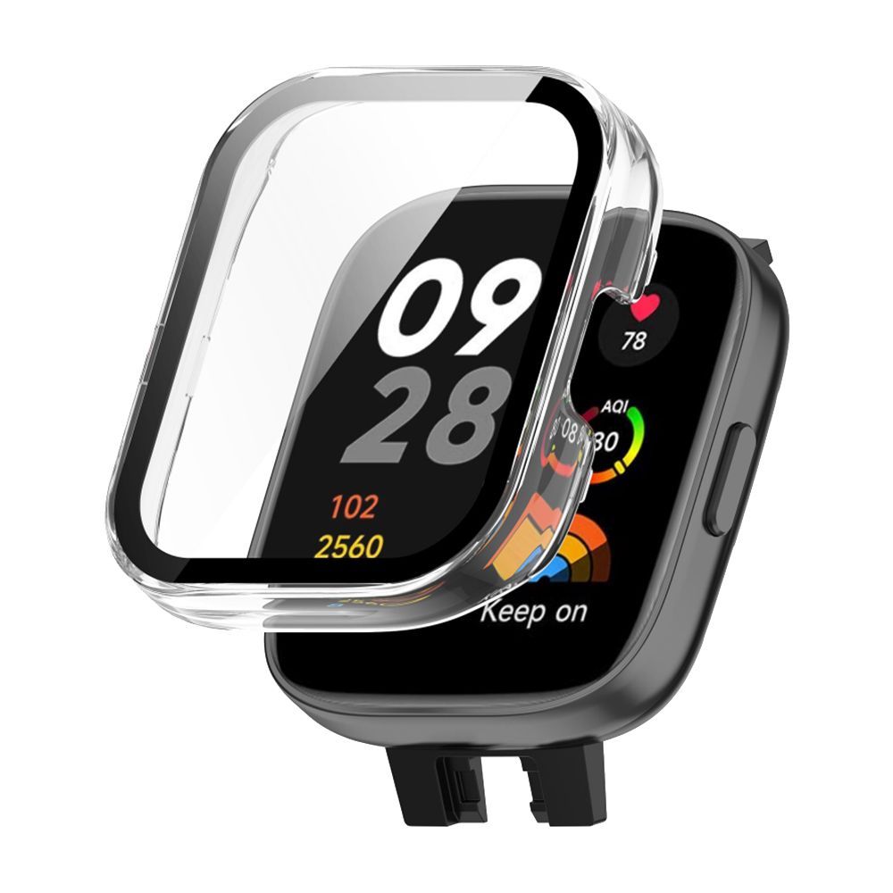 Θήκη Προστασία PC + Tempered Glass Sonique για Xiaomi Redmi Watch 3 Διάφανο