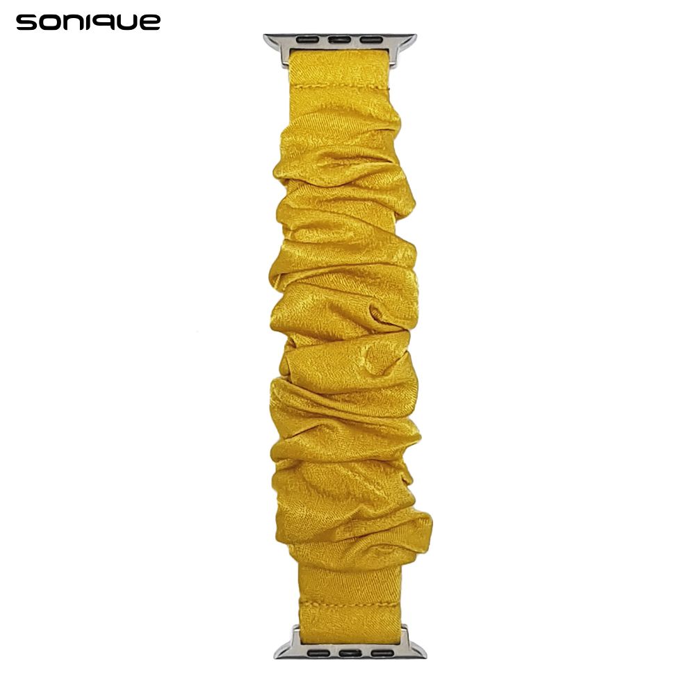 Λουράκι Scruncie Band Sonique για Apple Watch (38/40/41MM) Κίτρινο